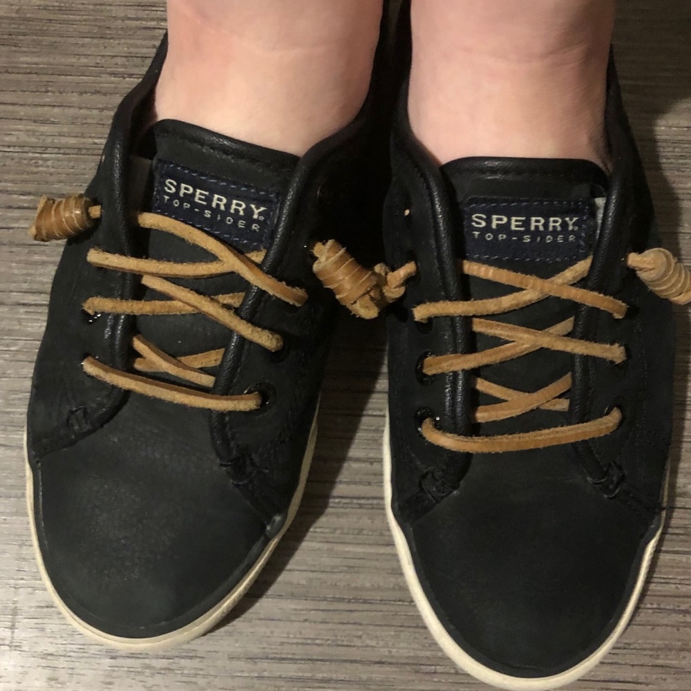 Leather Sperrys